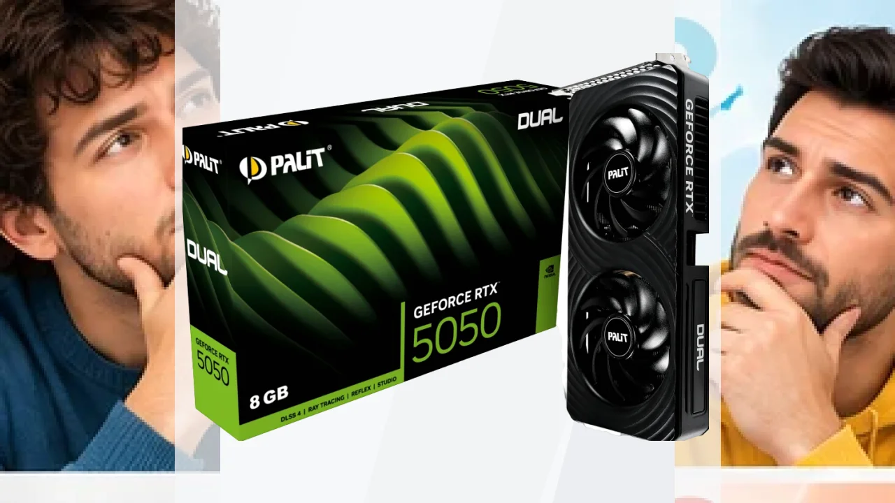 Tarjeta gráfica Palit GeForce RTX 5050 Dual 8GB GDDR6