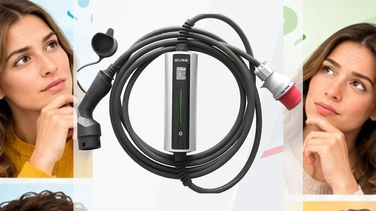 Cargador Coche Eléctrico BESEN BN70-BC-22KW-APP 22kW Trifásico Tipo 2