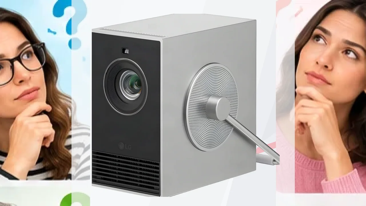 Proyector LG CineBeam QUBE HU710PB Láser DLP 4K UHD 500 Lúmenes ANSI