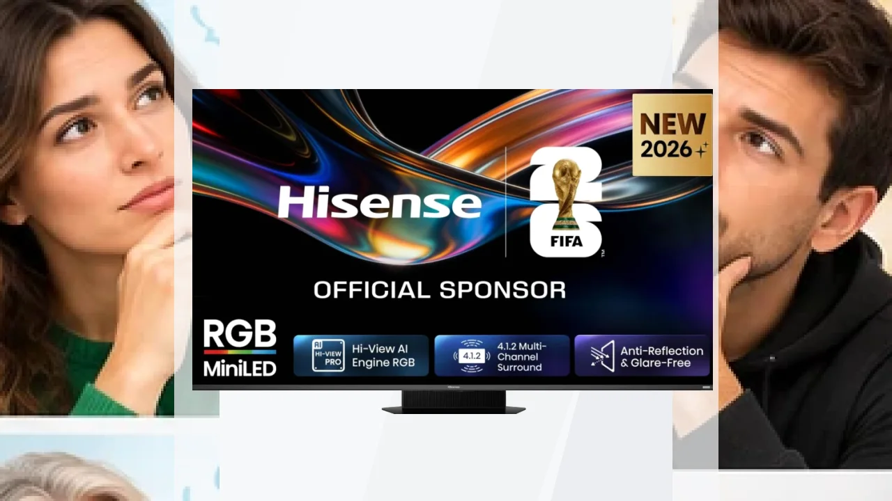Televisor Hisense 75UR9S 75 pulgadas Mini LED 180Hz 4K VIDAA U9.5
