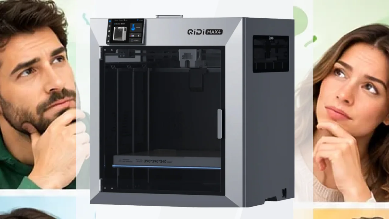 QIDI Max 4 Impresora 3D FDM 800 mm/s 390 × 390 × 340 mm