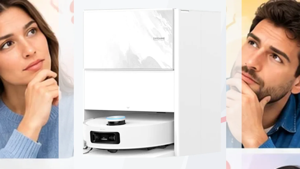 Dreame Aqua10 Ultra Track Blanco con base de autolimpieza 25000 Pa Aspirador Robot
