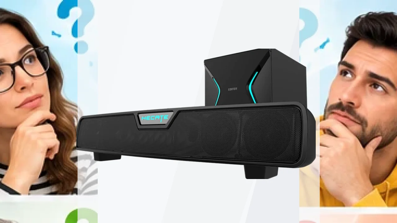 Edifier G7000 2.1 86W Subwoofer inalámbrico Barra de sonido