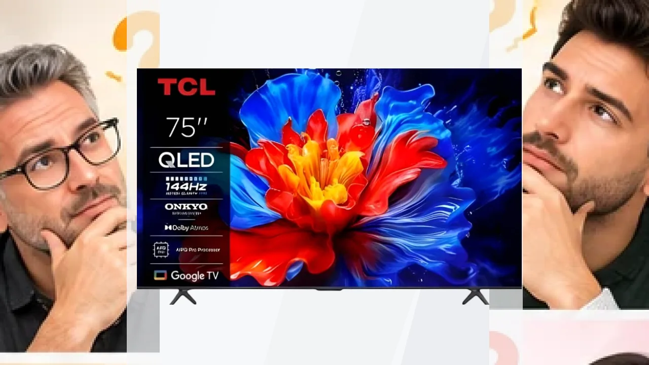 TCL P8K 75P8K 75 4K Ultra HD QLED FreeSync Wi-Fi Smart TV Titanio