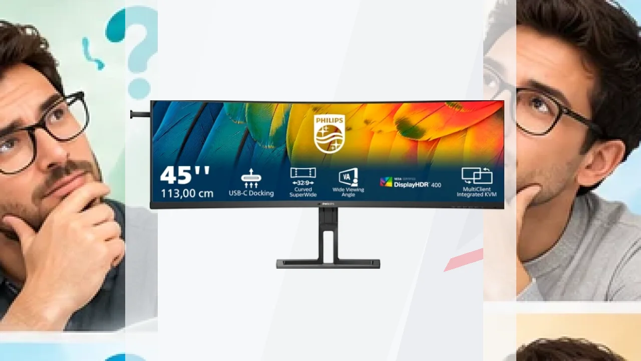 Philips 6000 series 45B1U6900C 44.5 WDQHD VA UltraWide Curvo Negro