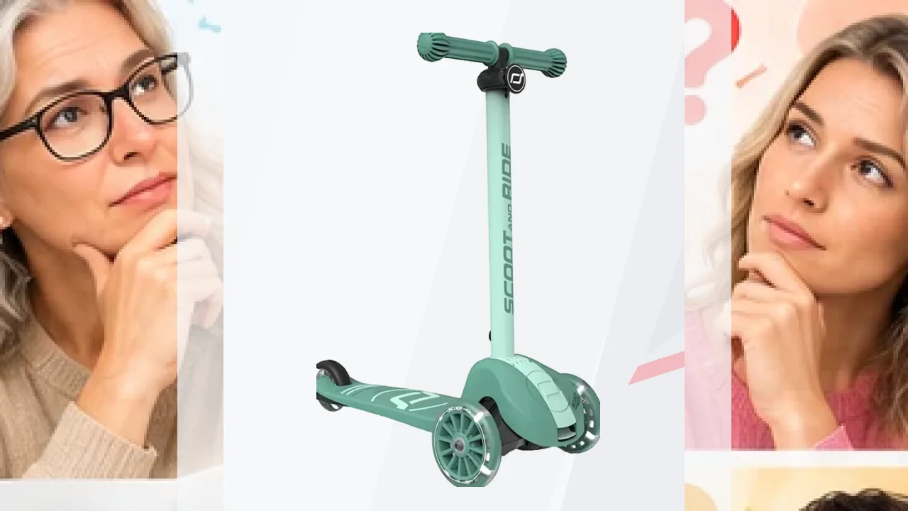 Patinete infantil Scoot and Ride Highwaykick 3S 3 ruedas · 50 kg · Plegable Verde