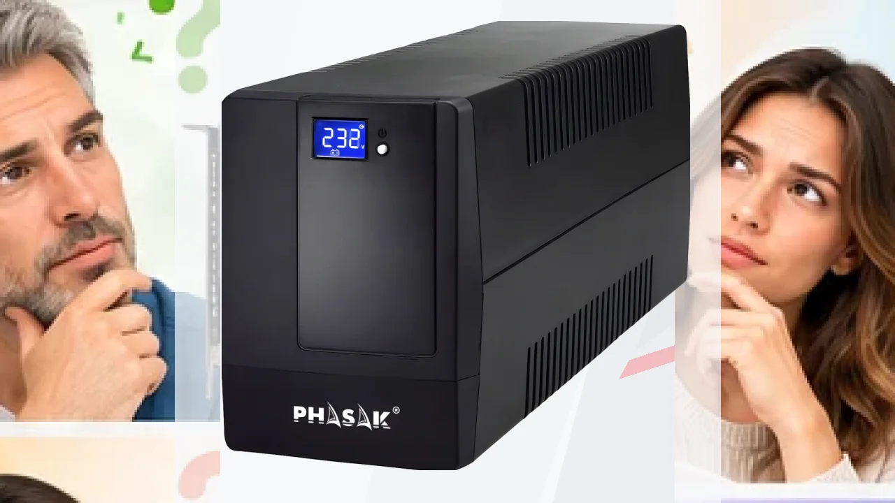 SAI Phasak Essential Interactivo 2000VA 1200W Negro PH 9420