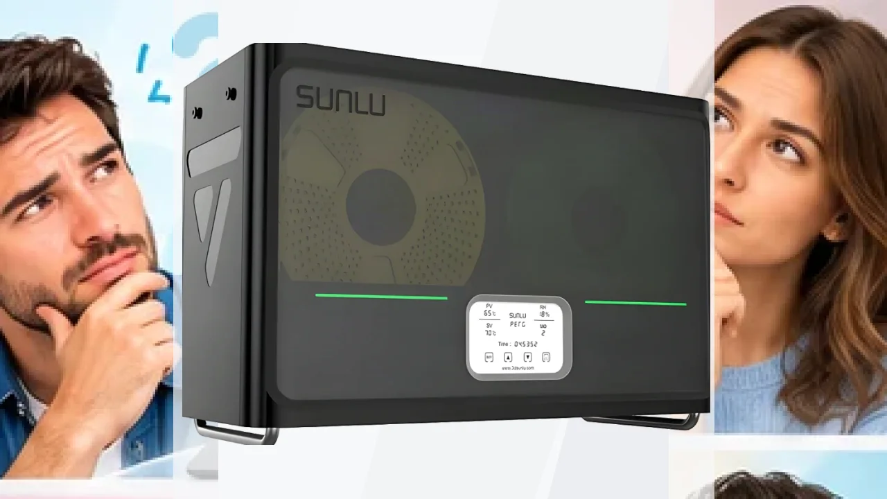 Secador de filamento Sunlu FilaDryer S4 Blanco PTC 350W