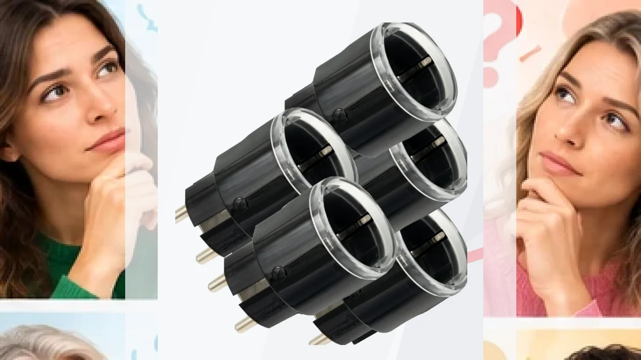 Enchufe inteligente Shelly Plug S Gen3 Matter Pack 5 Negro Medición de Consumo 12A