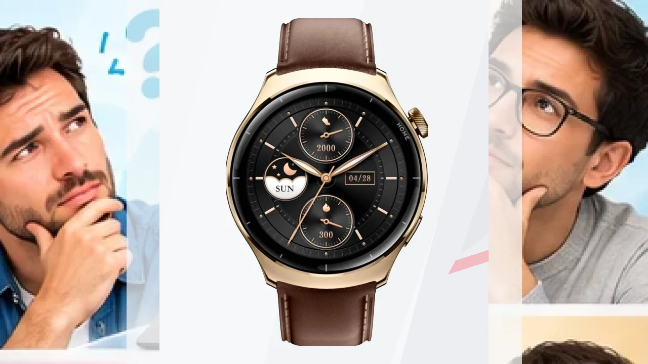 Mibro Watch Lite 3 Pro Dorado GPS Integrado Llamadas Bluetooth, frontal: esfera multifunción con fase lunar, correa marrón