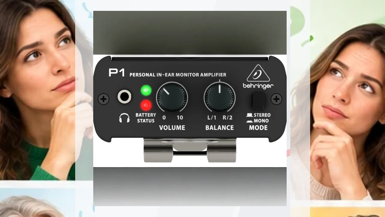 Amplificador de auriculares Behringer Powerplay P1 Jack 3,5mm Portátil Negro